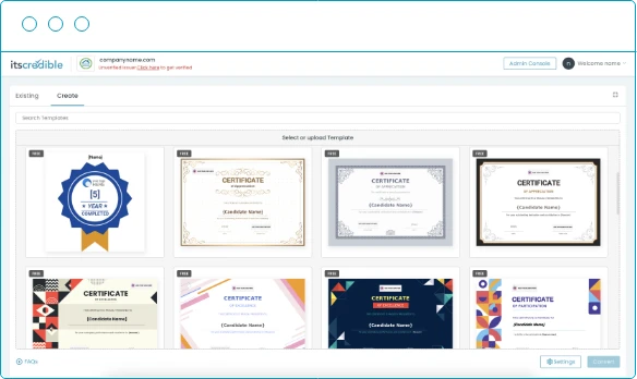 Bulk Digital Certificates and Badges Designer Tool